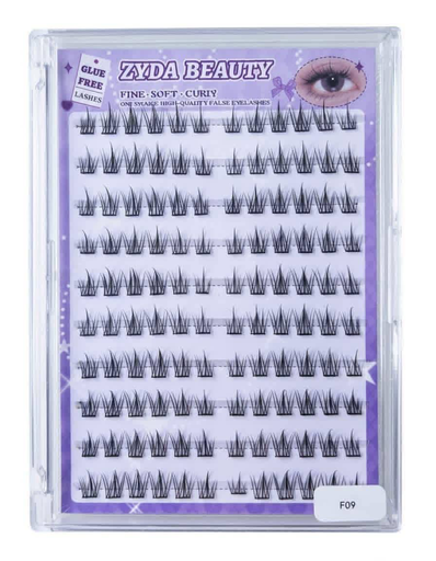 ZOPA Eye Lashes  (purple)